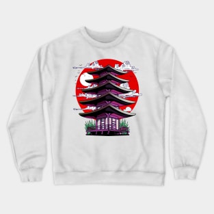 Japanese Temple Crewneck Sweatshirt